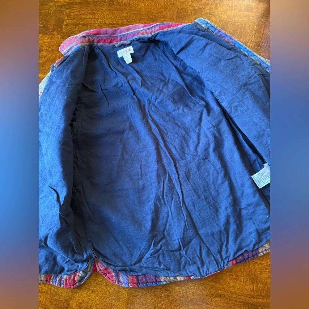 Cat & Jack Colorful Plaid Quilted Jacket